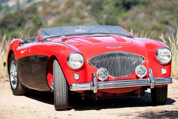 Austin-Healey 100 1955, открытый кузов, 1 поколение, 100M (09.1955 - 07.1956)