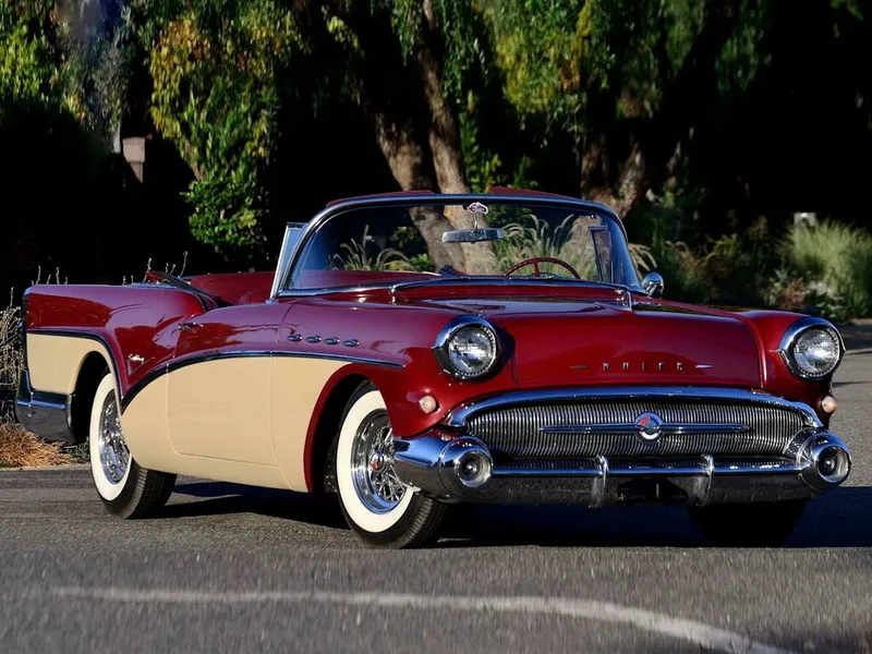 Buick Century 3-й рестайлинг 1956, открытый кузов, 2 поколение (10.1956 - 10.1957)