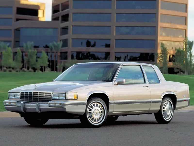 Cadillac DeVille рестайлинг 1988, купе, 8 поколение (05.1988 - 04.1993)