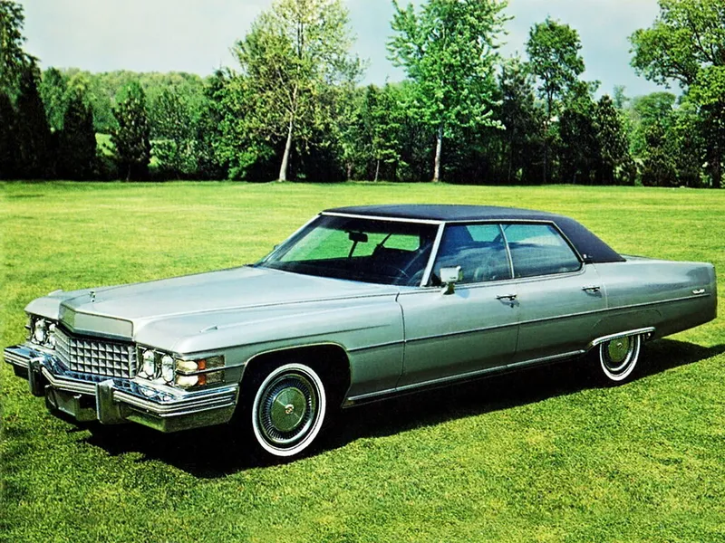 Cadillac DeVille 2-й рестайлинг 1973, седан, 6 поколение (10.1973 - 09.1974)