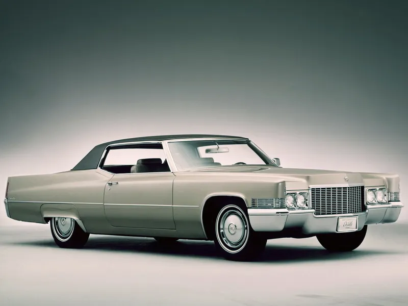 Cadillac DeVille рестайлинг 1969, купе, 5 поколение, Series 683 (01.1969 - 09.1970)