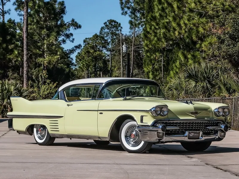 Cadillac DeVille рестайлинг 1955, купе, 2 поколение, Series 62 (10.1955 - 10.1958)