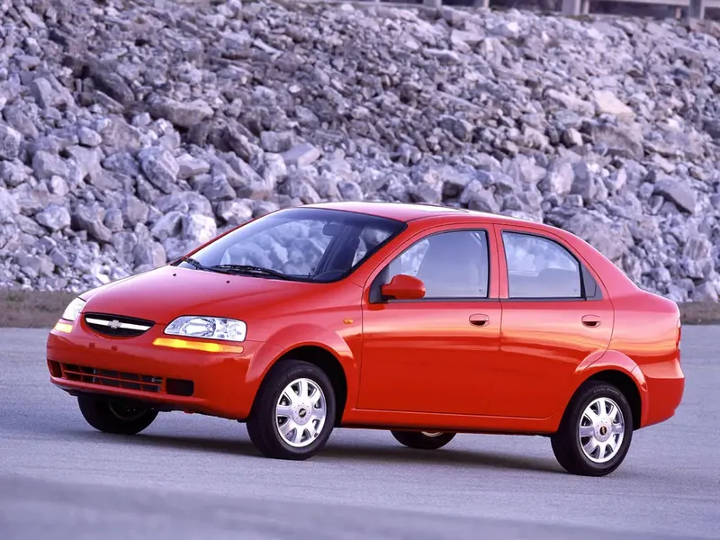 Chevrolet Aveo 2002, седан, 1 поколение, T200 (03.2002 - 02.2006)