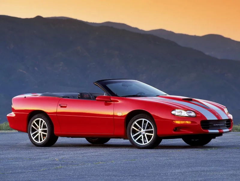 Chevrolet Camaro рестайлинг 1997, открытый кузов, 4 поколение (09.1997 - 08.2002)