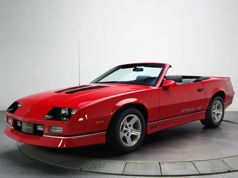 Chevrolet Camaro рестайлинг 1986, открытый кузов, 3 поколение (11.1986 - 01.1990)