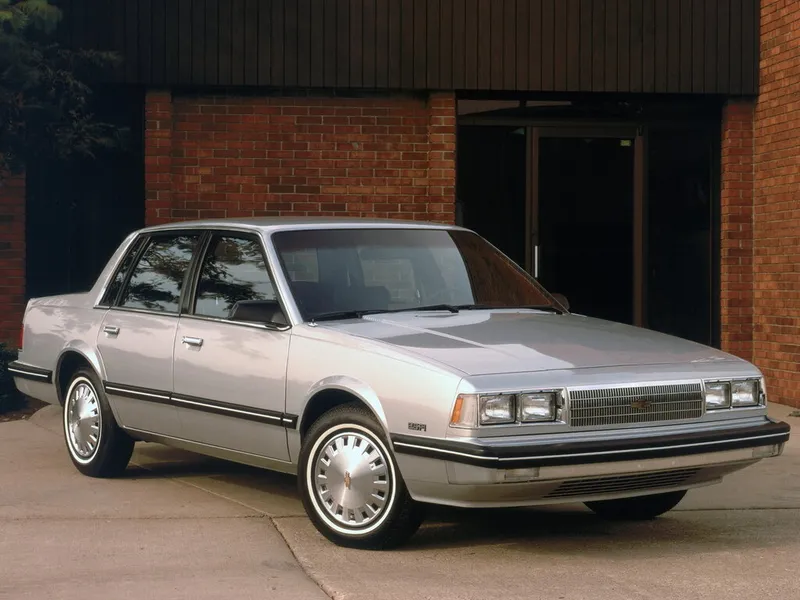 Chevrolet Celebrity рестайлинг 1986, седан, 1 поколение (09.1986 - 08.1989)