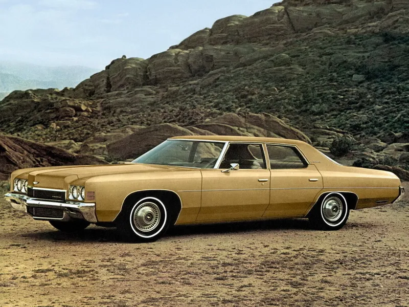Chevrolet Impala рестайлинг 1971, седан, 5 поколение (10.1971 - 09.1972)