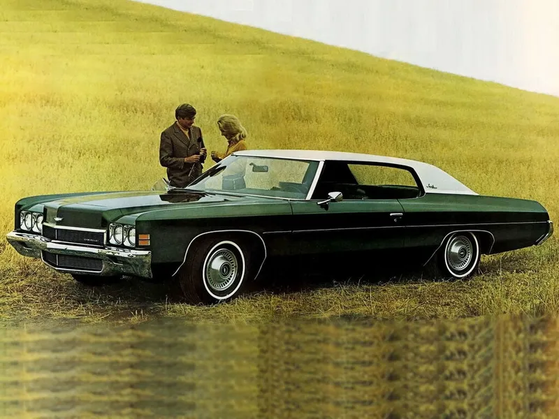 Chevrolet Impala рестайлинг 1971, купе, 5 поколение (10.1971 - 09.1972)