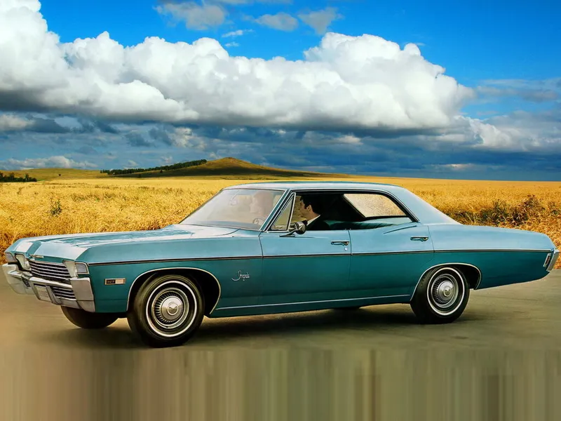 Chevrolet Impala 3-й рестайлинг 1967, седан, 4 поколение (10.1967 - 09.1968)