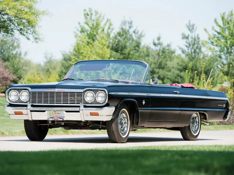 Chevrolet Impala 3-й рестайлинг 1963, открытый кузов, 3 поколение (10.1963 - 09.1964)