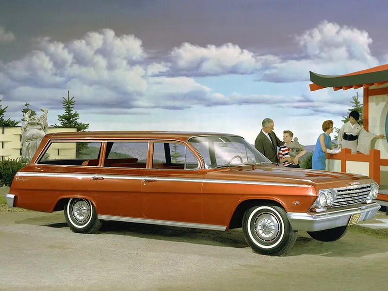 Chevrolet Impala рестайлинг 1961, универсал, 3 поколение (10.1961 - 09.1962)