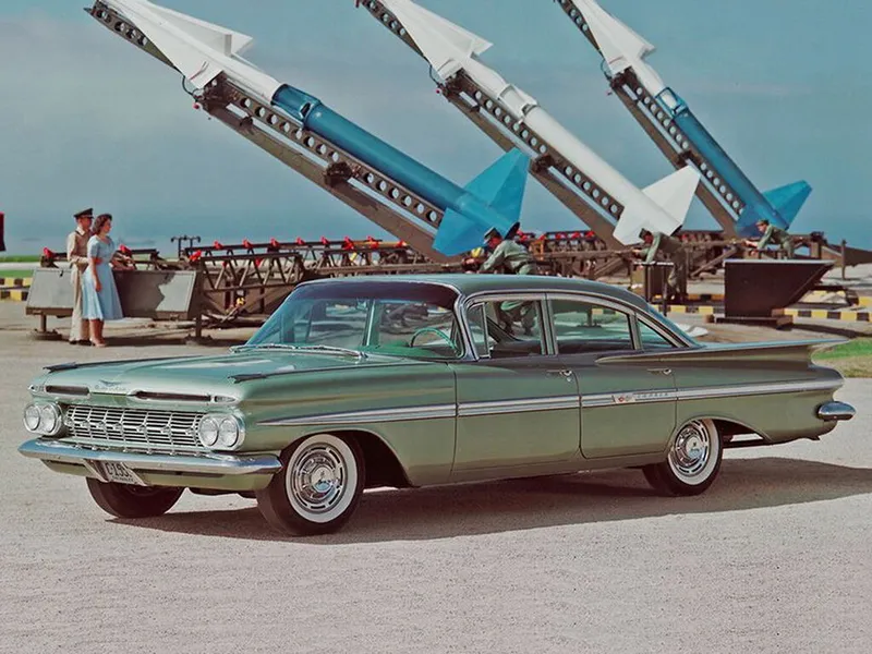 Chevrolet Impala 1958, седан, 2 поколение (10.1958 - 09.1959)