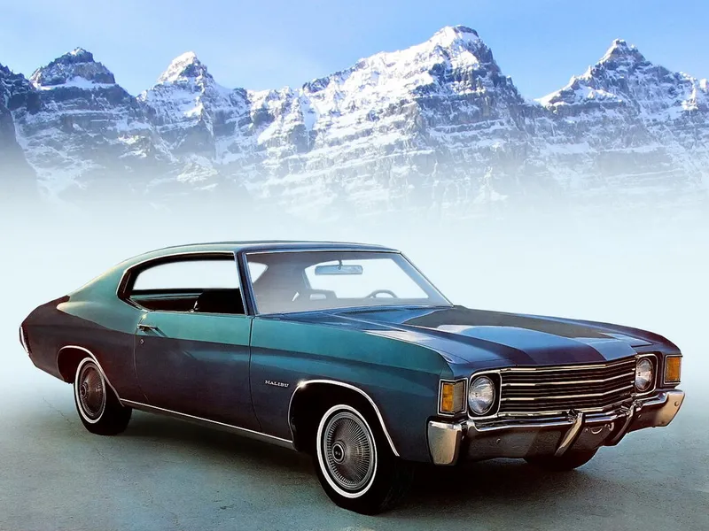 Chevrolet Malibu рестайлинг 1970, купе, 2 поколение (09.1970 - 08.1972)