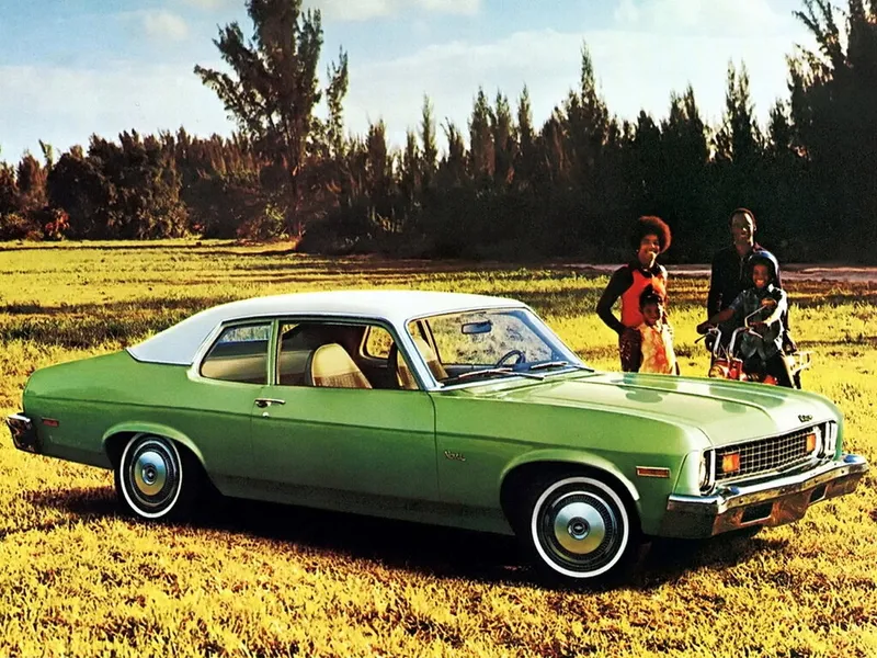 Chevrolet Nova 2-й рестайлинг 1972, купе, 3 поколение (09.1972 - 09.1974)