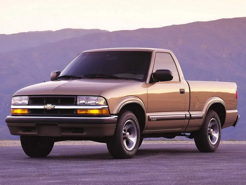 Chevrolet S10 рестайлинг 1997, пикап, 2 поколение (07.1997 - 04.2004)