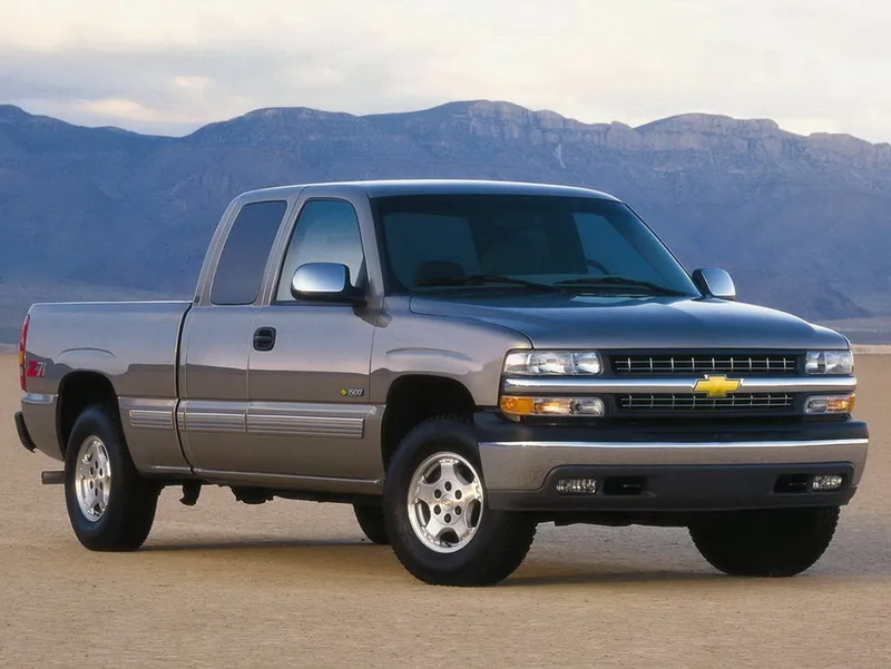 Chevrolet Silverado 1998, пикап, 1 поколение, GMT800 (08.1998 - 03.2002)