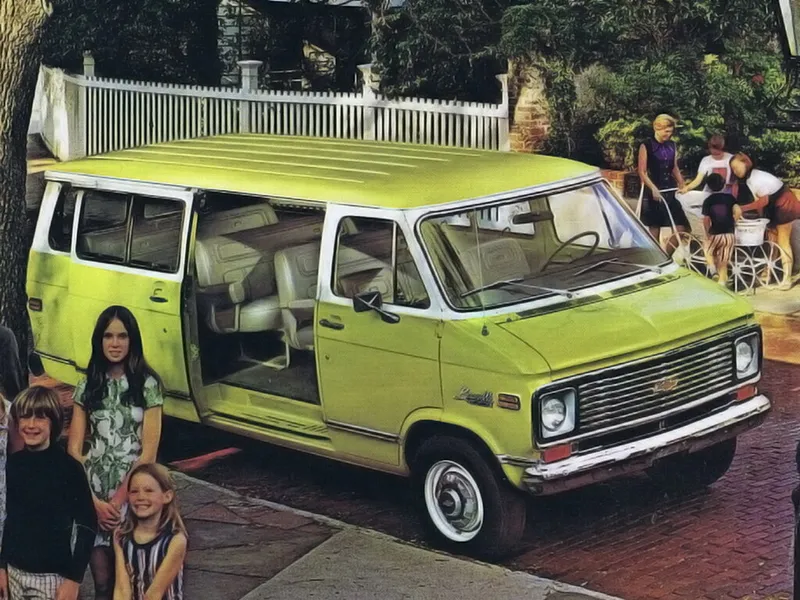 Chevrolet Van 1970, минивэн, 3 поколение (12.1970 - 11.1977)
