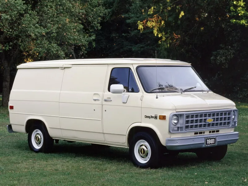 Chevrolet Van рестайлинг 1977, цельнометаллический фургон, 3 поколение (12.1977 - 11.1982)