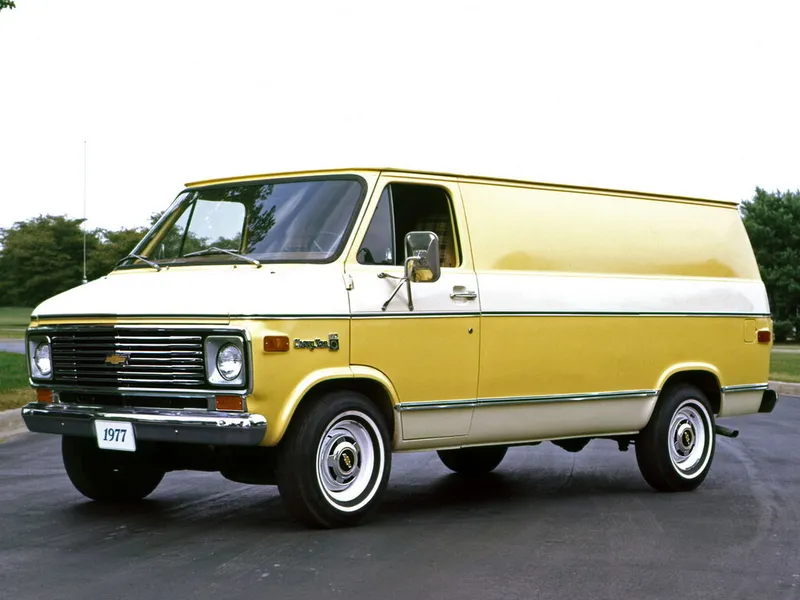 Chevrolet Van 1970, цельнометаллический фургон, 3 поколение (12.1970 - 11.1977)