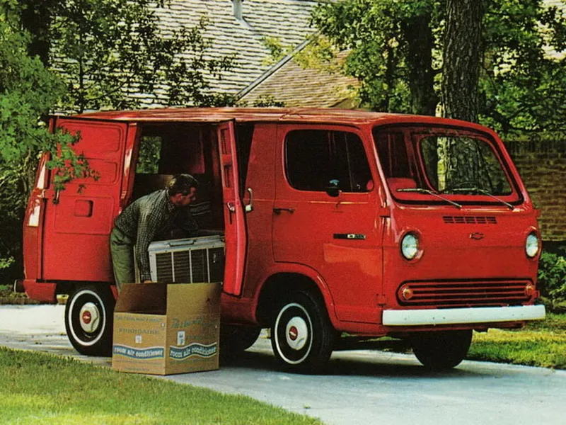 Chevrolet Van 1964, цельнометаллический фургон, 1 поколение (02.1964 - 11.1966)