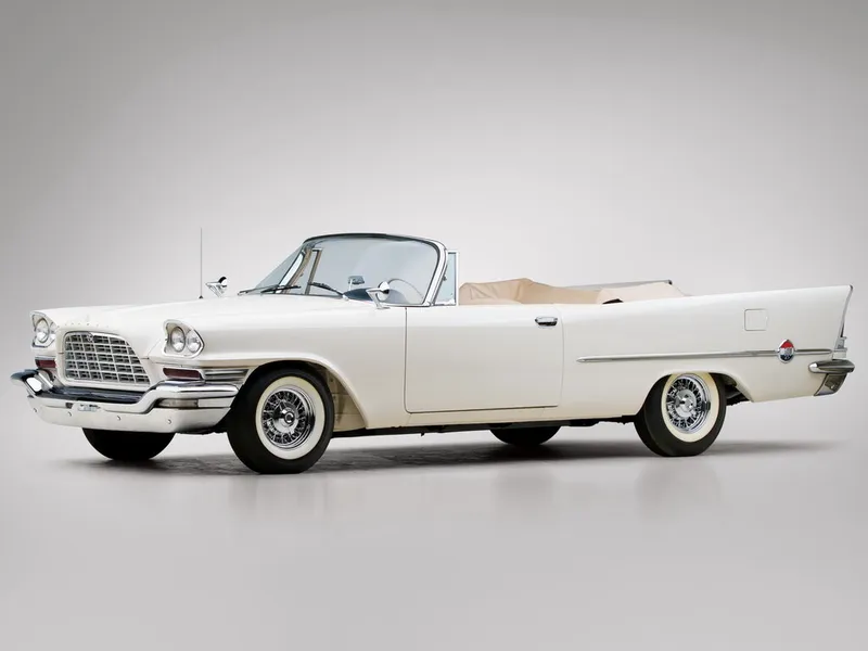 Chrysler 300 Letter Series рестайлинг 1957, открытый кузов, 2 поколение, 300D (11.1957 - 10.1958)