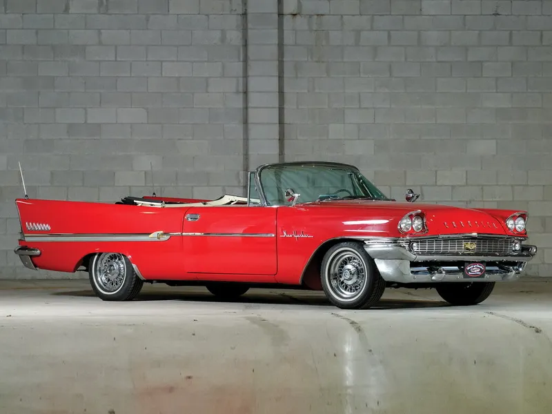 Chrysler New Yorker рестайлинг 1957, открытый кузов, 5 поколение, LC3 (12.1957 - 10.1958)
