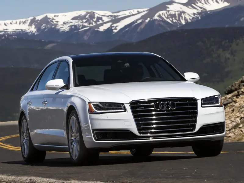Audi A8 рестайлинг 2013, седан, 3 поколение, D4 (09.2013 - 09.2017)