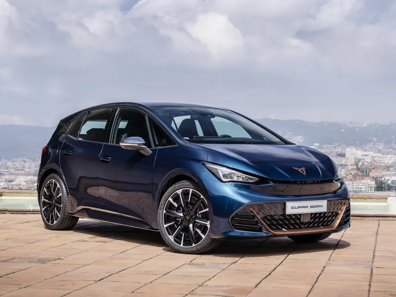 Cupra Born 2021, хэтчбек 5 дв., 1 поколение (05.2021 - н.в.)