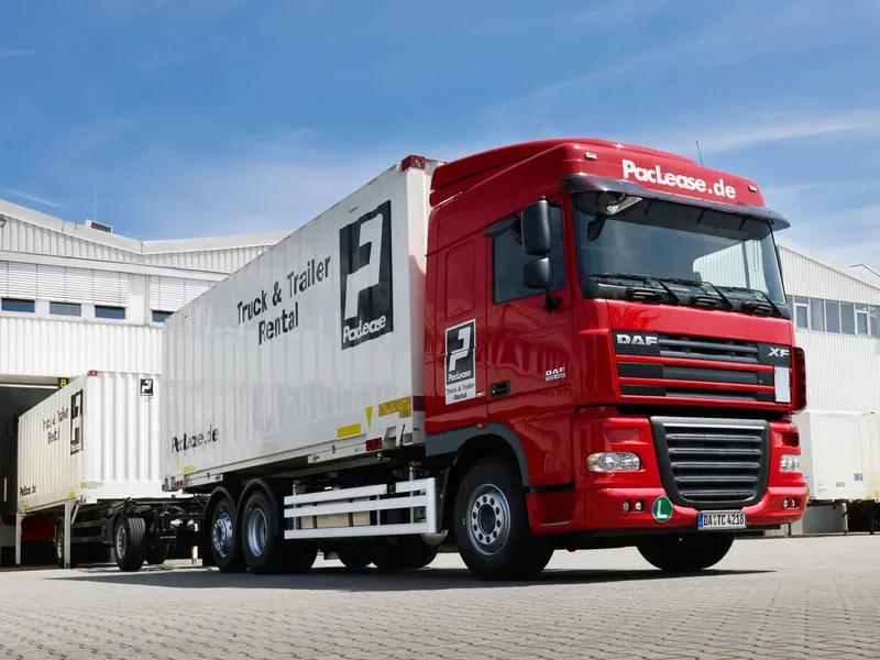 DAF XF 6x2 2006, шасси, 3 поколение, XF105 (01.2006 - н.в.)
