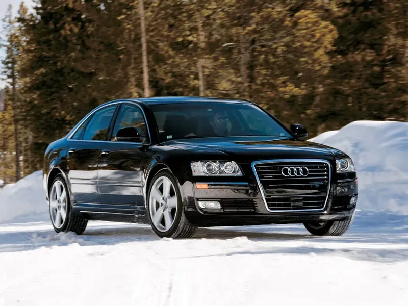 Audi A8 2-й рестайлинг 2007, седан, 2 поколение, D3 (09.2007 - 07.2010)