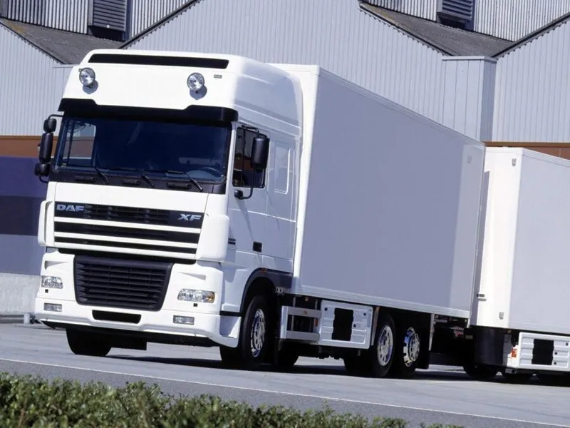 DAF XF 6x2 2002, шасси, 2 поколение, XF95 (10.2002 - 09.2006)