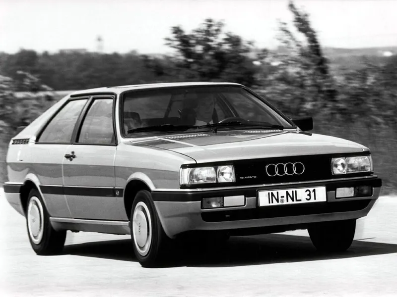 Audi Coupe рестайлинг 1984, хэтчбек 3 дв., 1 поколение, B2 (08.1984 - 10.1987)