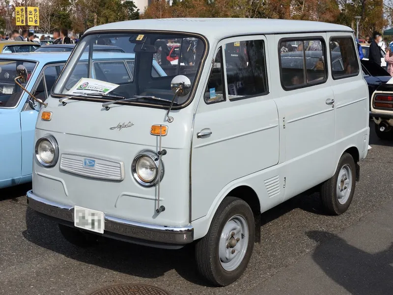 Daihatsu Hijet 1965, минивэн, 2 поколение, S35/S36 (11.1965 - 04.1968)