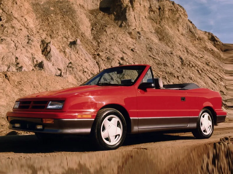 Dodge Shadow рестайлинг 1990, открытый кузов, 1 поколение (11.1990 - 12.1993)