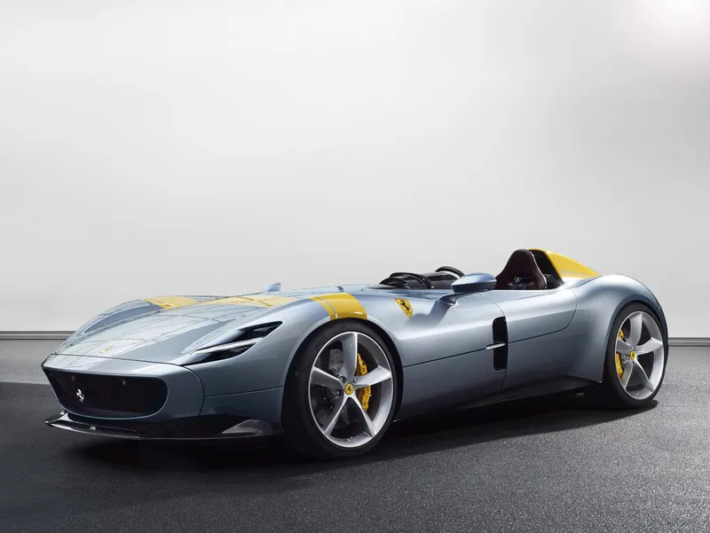 Ferrari Monza SP 2018, открытый кузов, 1 поколение (09.2018 - н.в.)