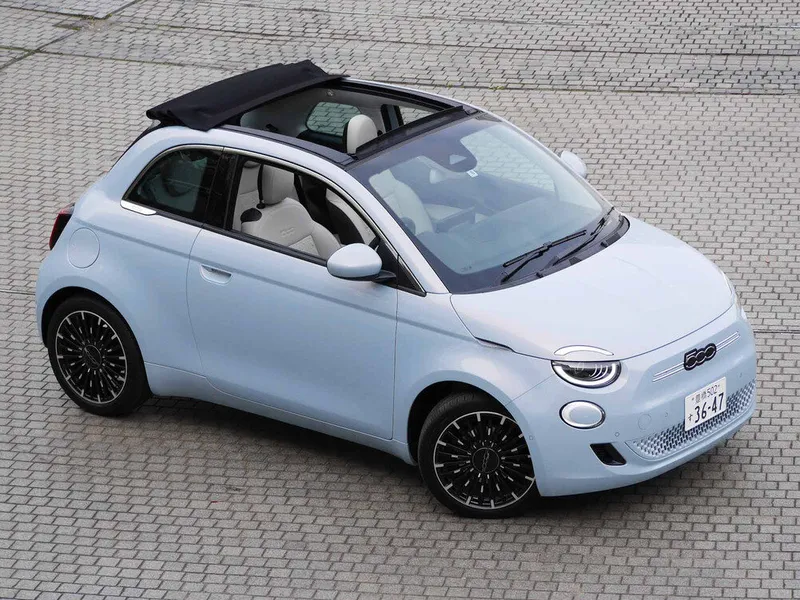 Fiat 500 2022, открытый кузов, 3 поколение (06.2022 - н.в.)
