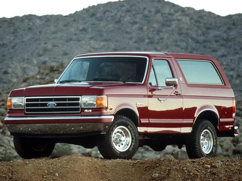 Ford Bronco рестайлинг 1988, джип/suv 3 дв., 4 поколение, U15 (10.1988 - 09.1991)