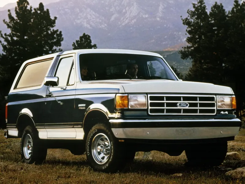 Ford Bronco 1986, джип/suv 3 дв., 4 поколение, U15 (10.1986 - 09.1988)