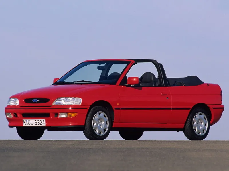 Ford Escort рестайлинг 1992, открытый кузов, 5 поколение (08.1992 - 12.1994)