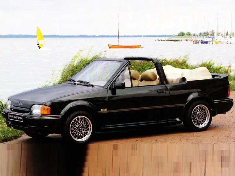 Ford Escort 1986, открытый кузов, 4 поколение (01.1986 - 07.1990)