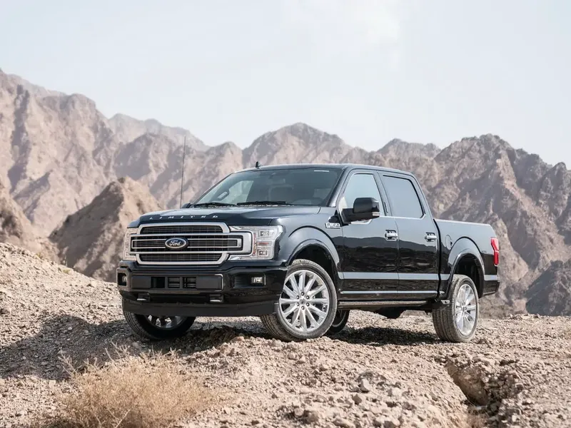 Ford F150 рестайлинг 2016, пикап, 8 поколение, P552 (12.2016 - 08.2020)
