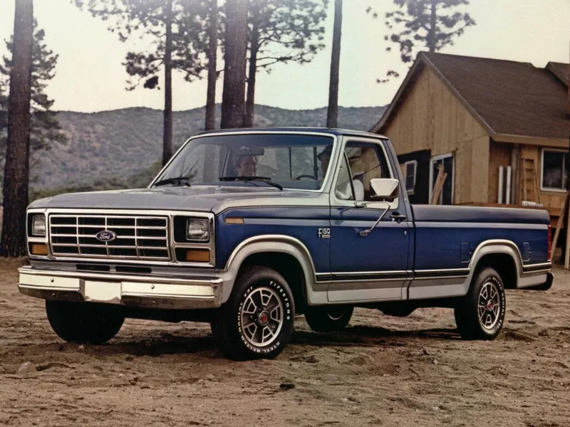 Ford F150 рестайлинг 1981, пикап, 2 поколение (03.1981 - 07.1986)