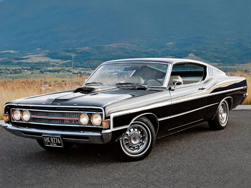 Ford Fairlane рестайлинг 1968, купе, 6 поколение (09.1968 - 09.1969)