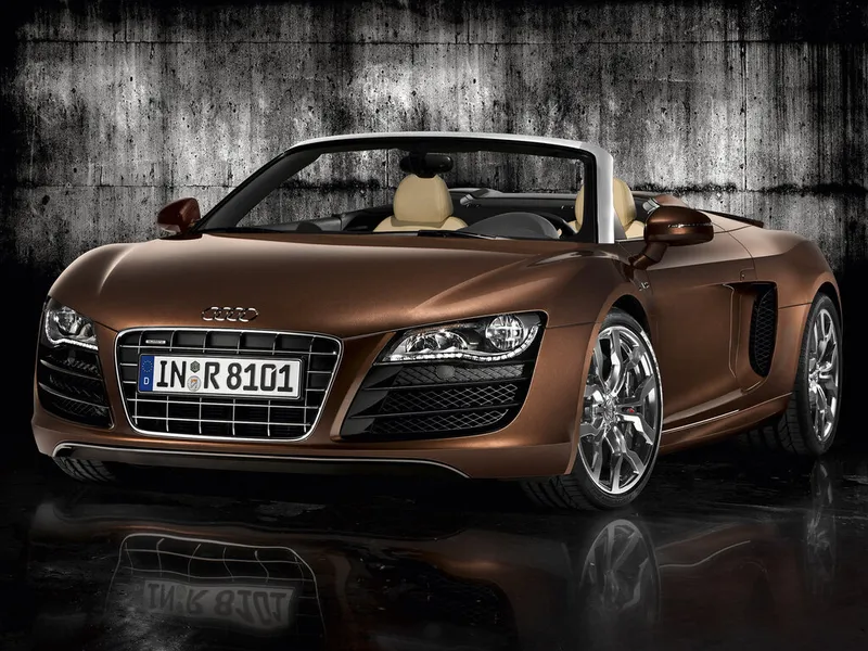 Audi R8 2009, открытый кузов, 1 поколение, 42 (09.2009 - 08.2012)