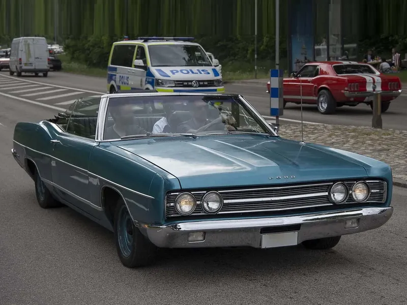 Ford Galaxie 1968, открытый кузов, 4 поколение (10.1968 - 09.1969)