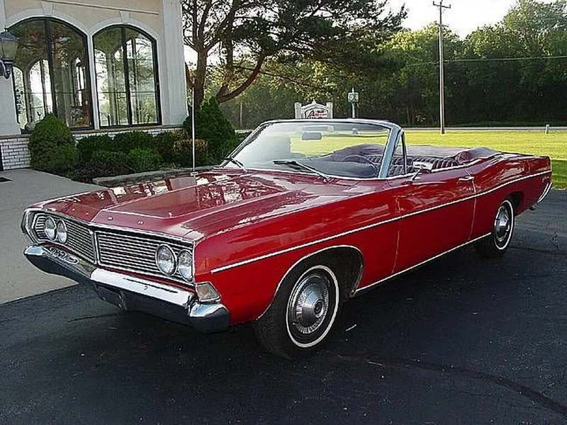 Ford Galaxie 3-й рестайлинг 1967, открытый кузов, 3 поколение (10.1967 - 09.1968)