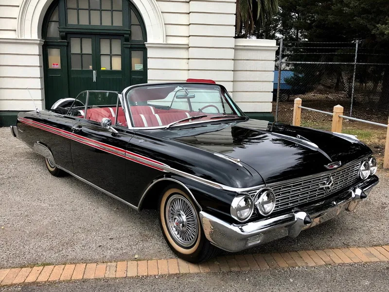 Ford Galaxie 2-й рестайлинг 1961, открытый кузов, 2 поколение (10.1961 - 09.1962)