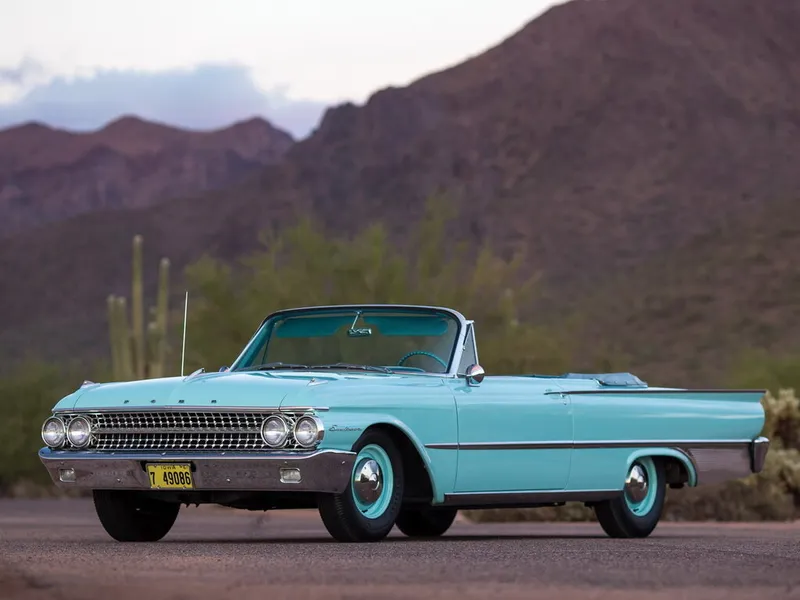 Ford Galaxie рестайлинг 1960, открытый кузов, 2 поколение (10.1960 - 09.1961)