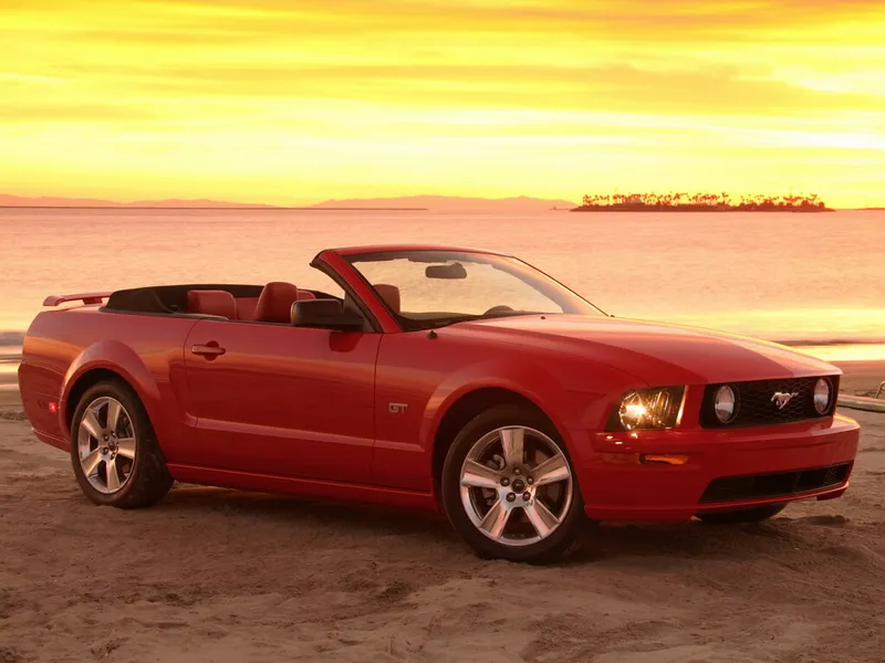 Ford Mustang 2004, открытый кузов, 5 поколение, S-197 (09.2004 - 12.2008)