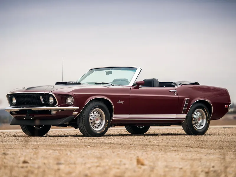 Ford Mustang 2-й рестайлинг 1968, открытый кузов, 1 поколение (08.1968 - 09.1970)